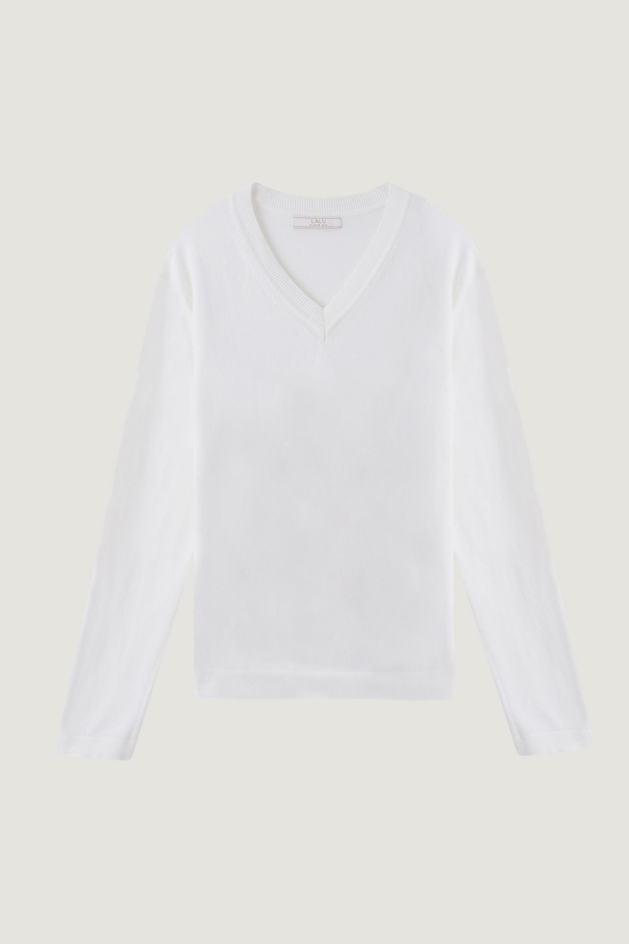 V-Neck Knit Top