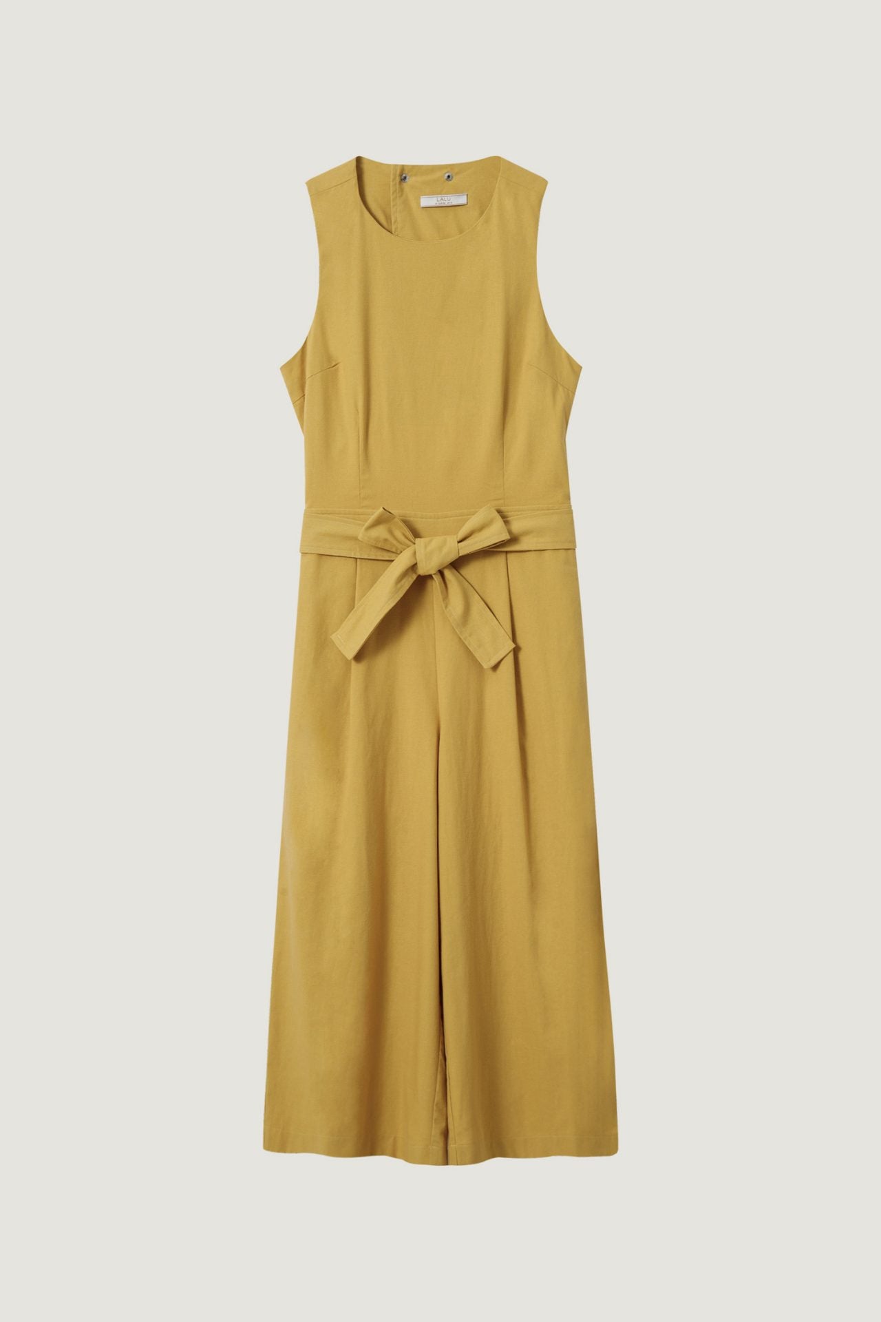 Linen Belted Jumpsuit