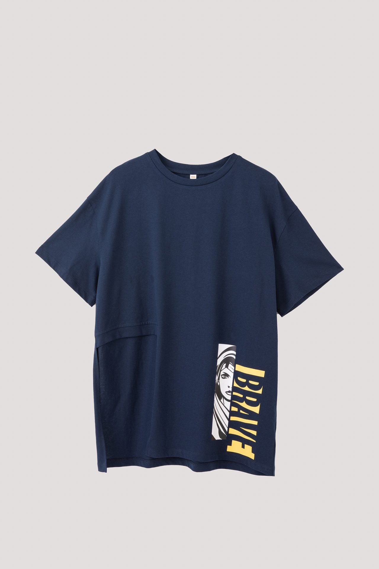 Printed Cut-Out Graphic Tee