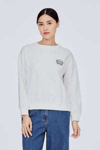 Embroidered Logo Sweater