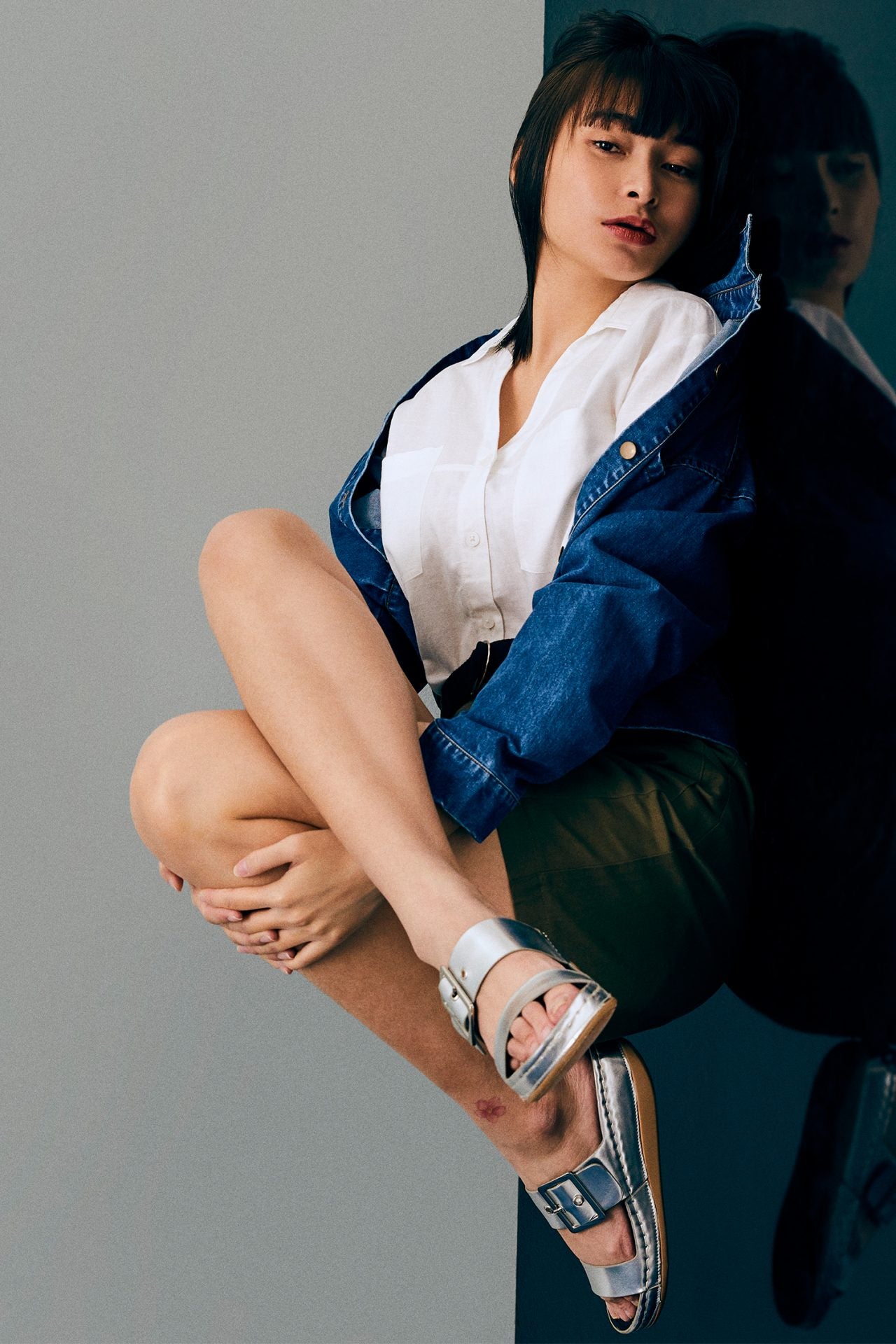 Cuffed Blouse