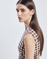 Checkered Utilitarian Dress