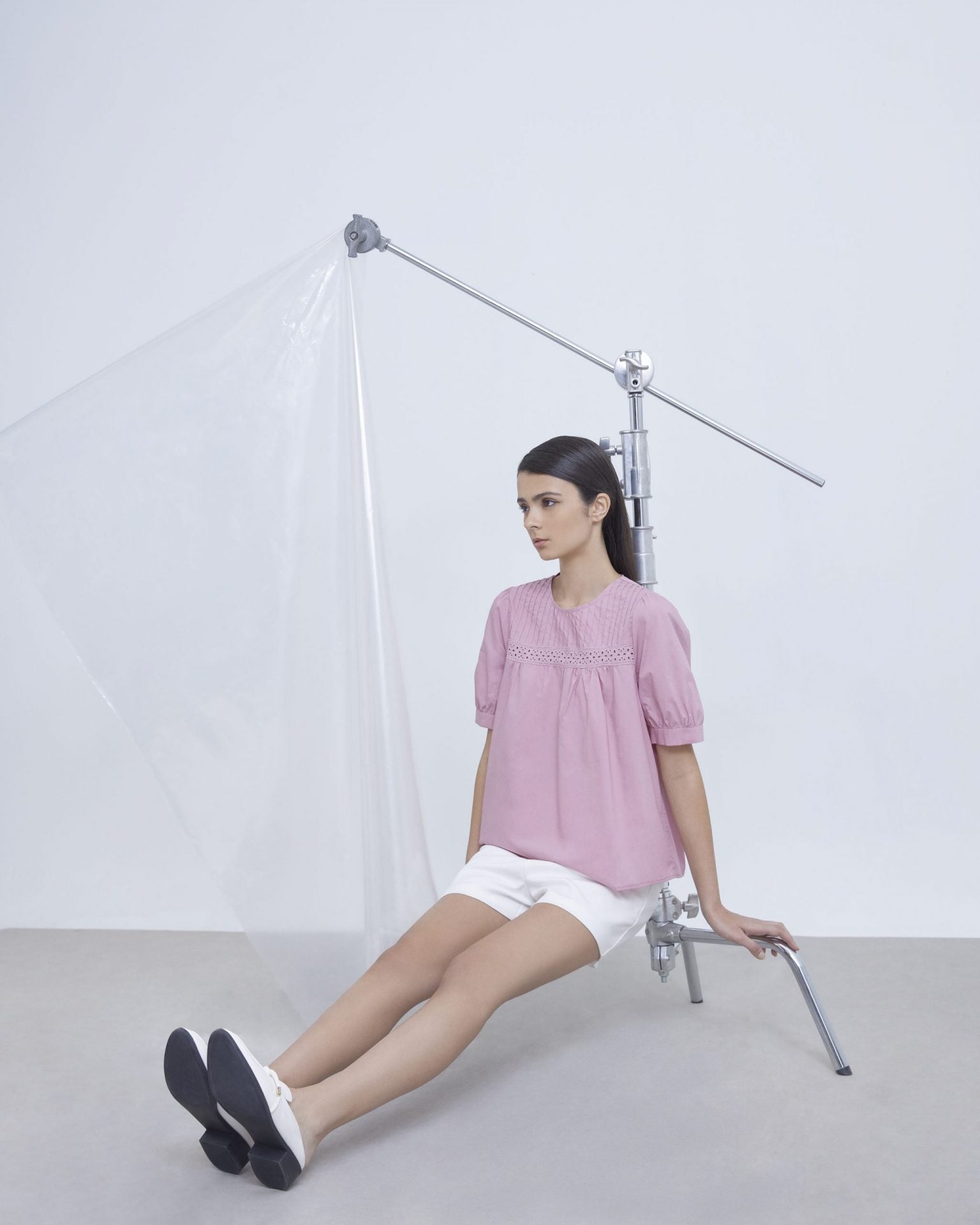 Pintuck Yoke Blouse