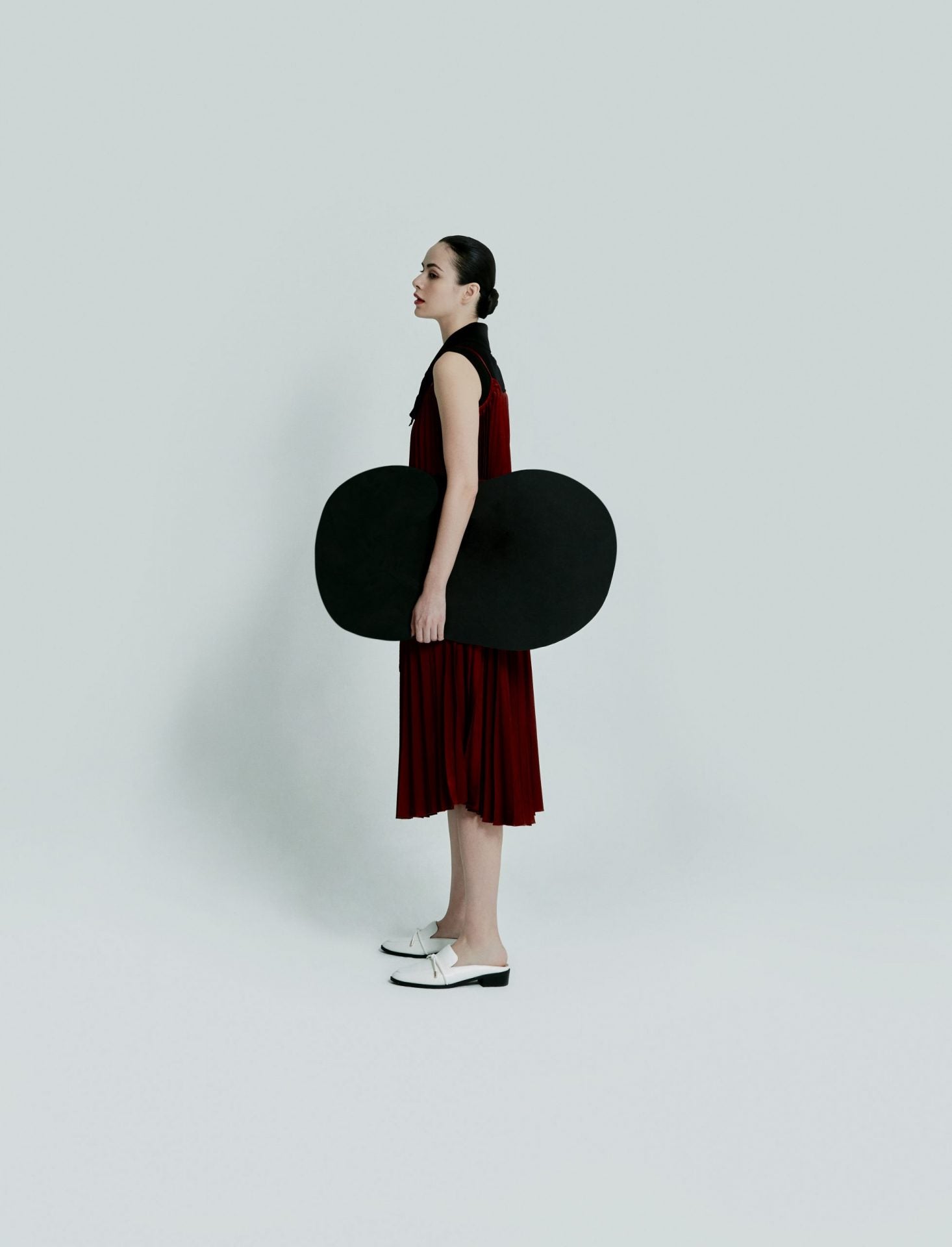 Pleated Midi Dress
