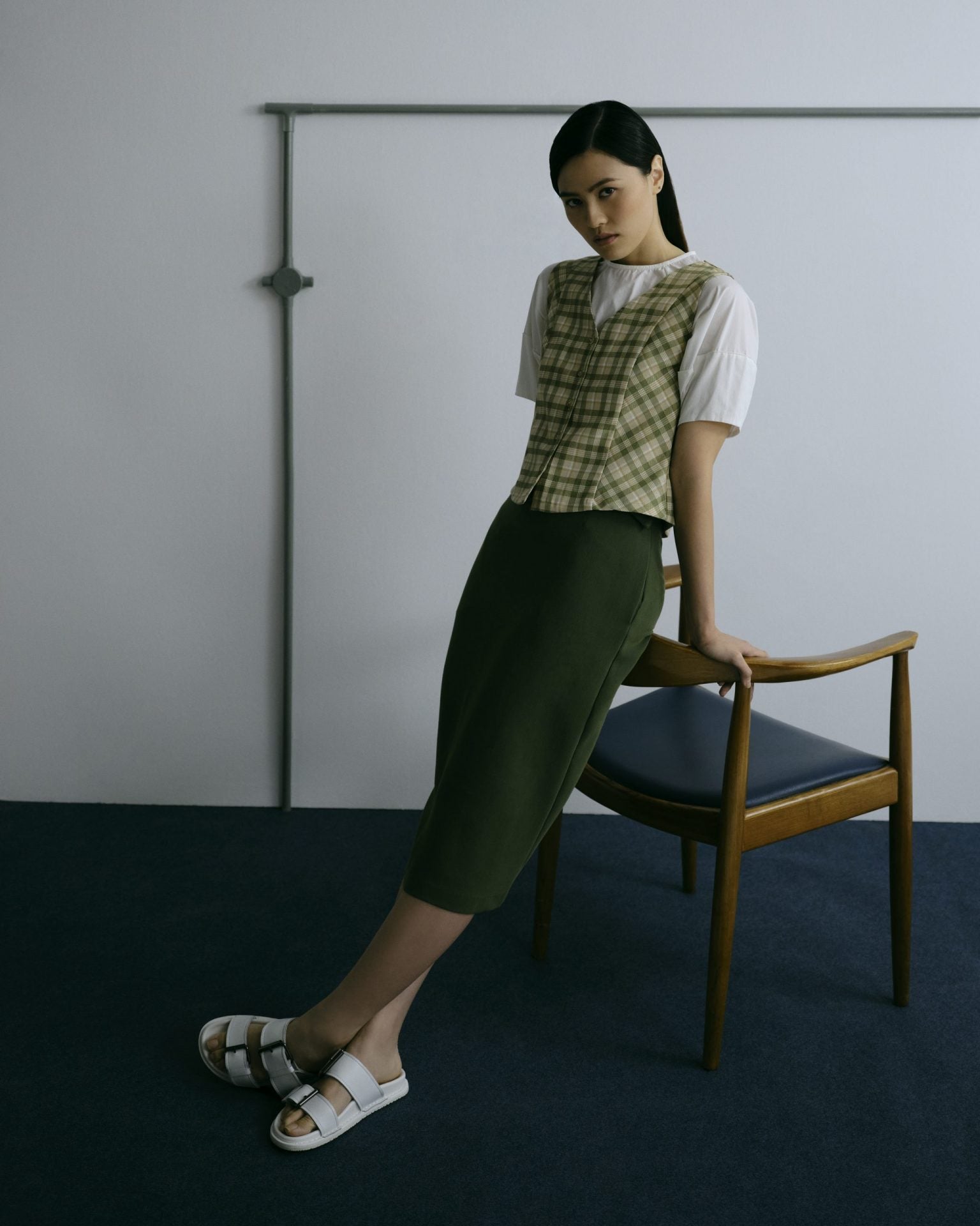 Plaid Vest Top