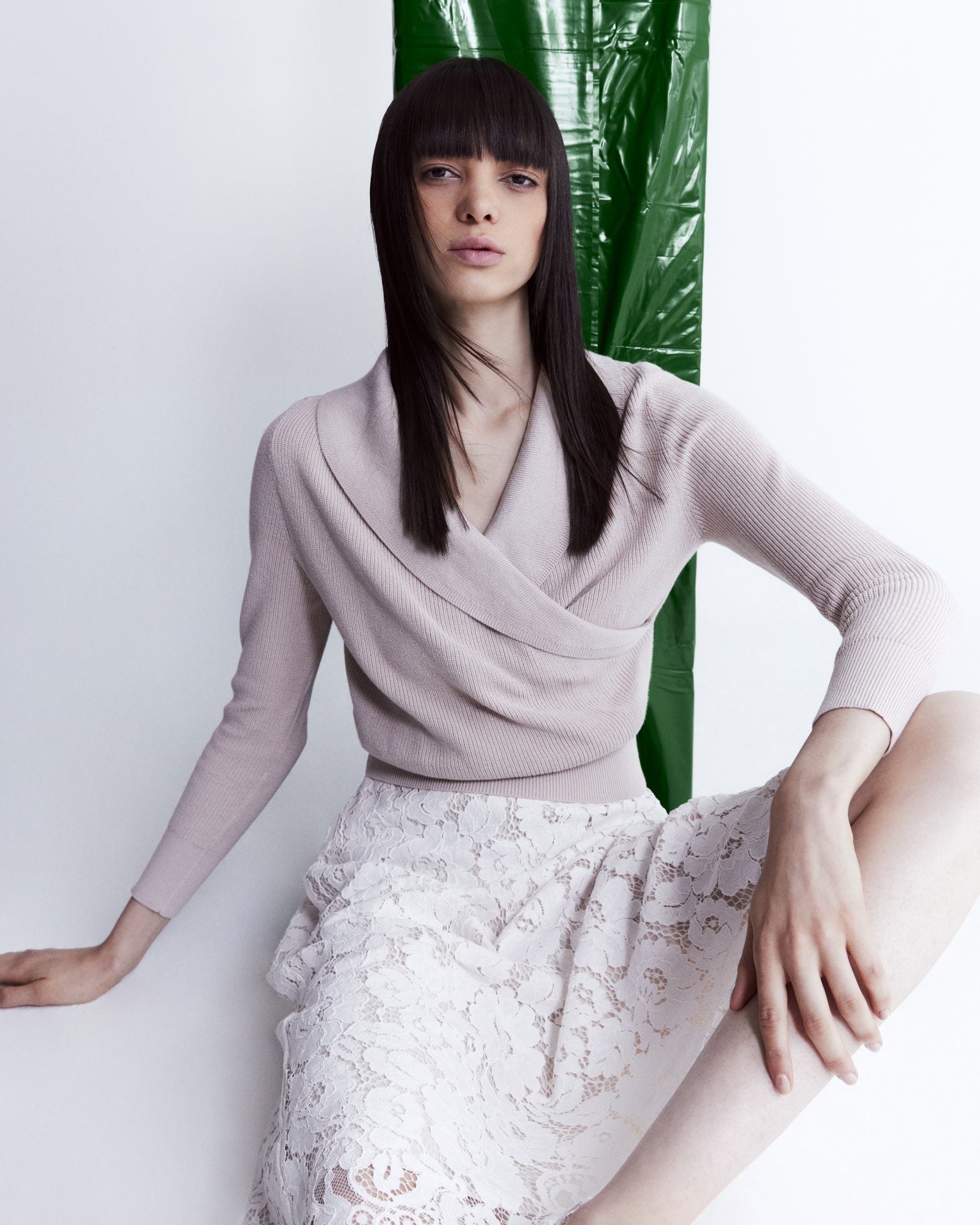Sailor Overlapped Knit