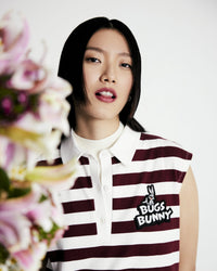 Striped Bugs Bunny Logo Dress