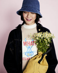 Oversized Colour Blocking Bugs Bunny Tee