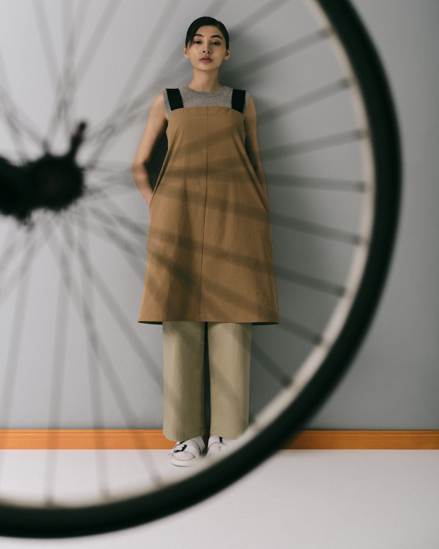 Pleated Wide-Legged Culottes