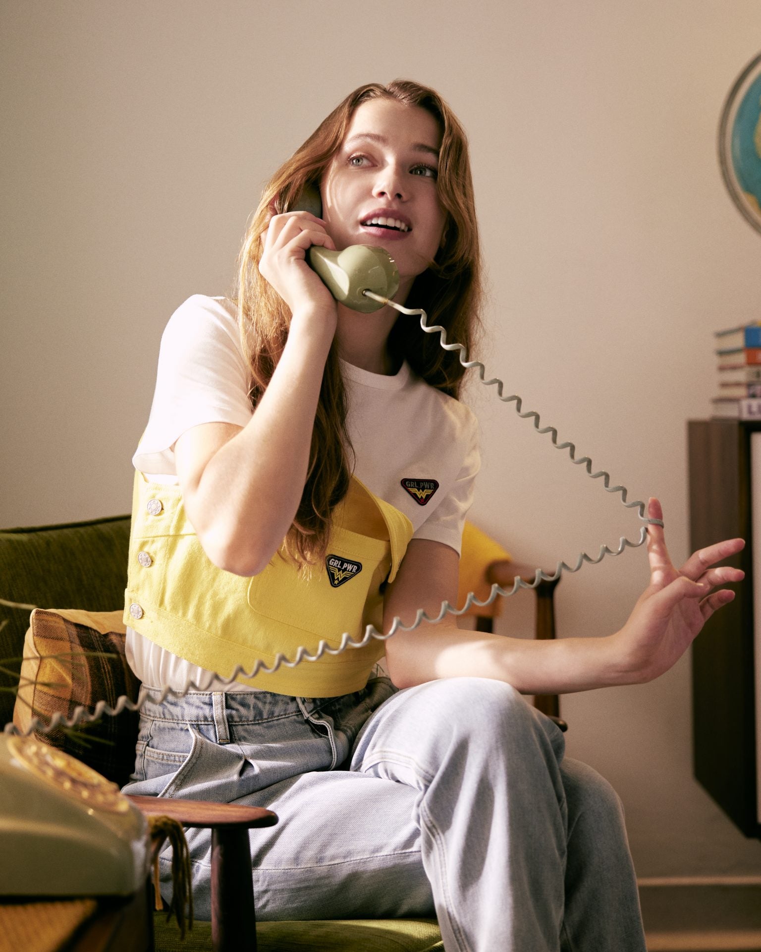 Straight Mom-Cut Denim Jeans