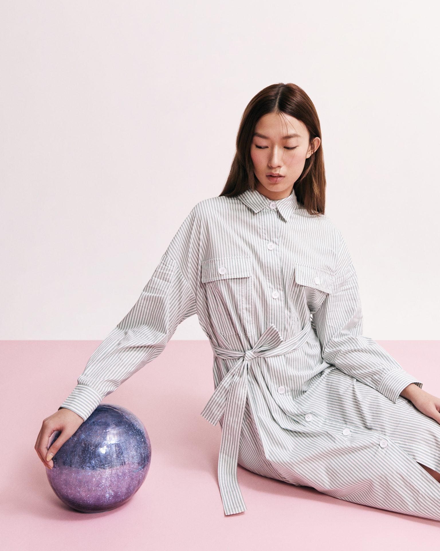 Collared A-Line Pocket Dress
