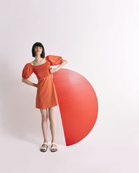 Puffy Smocked Dress