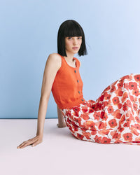 Classic Printed A-Line Skirt