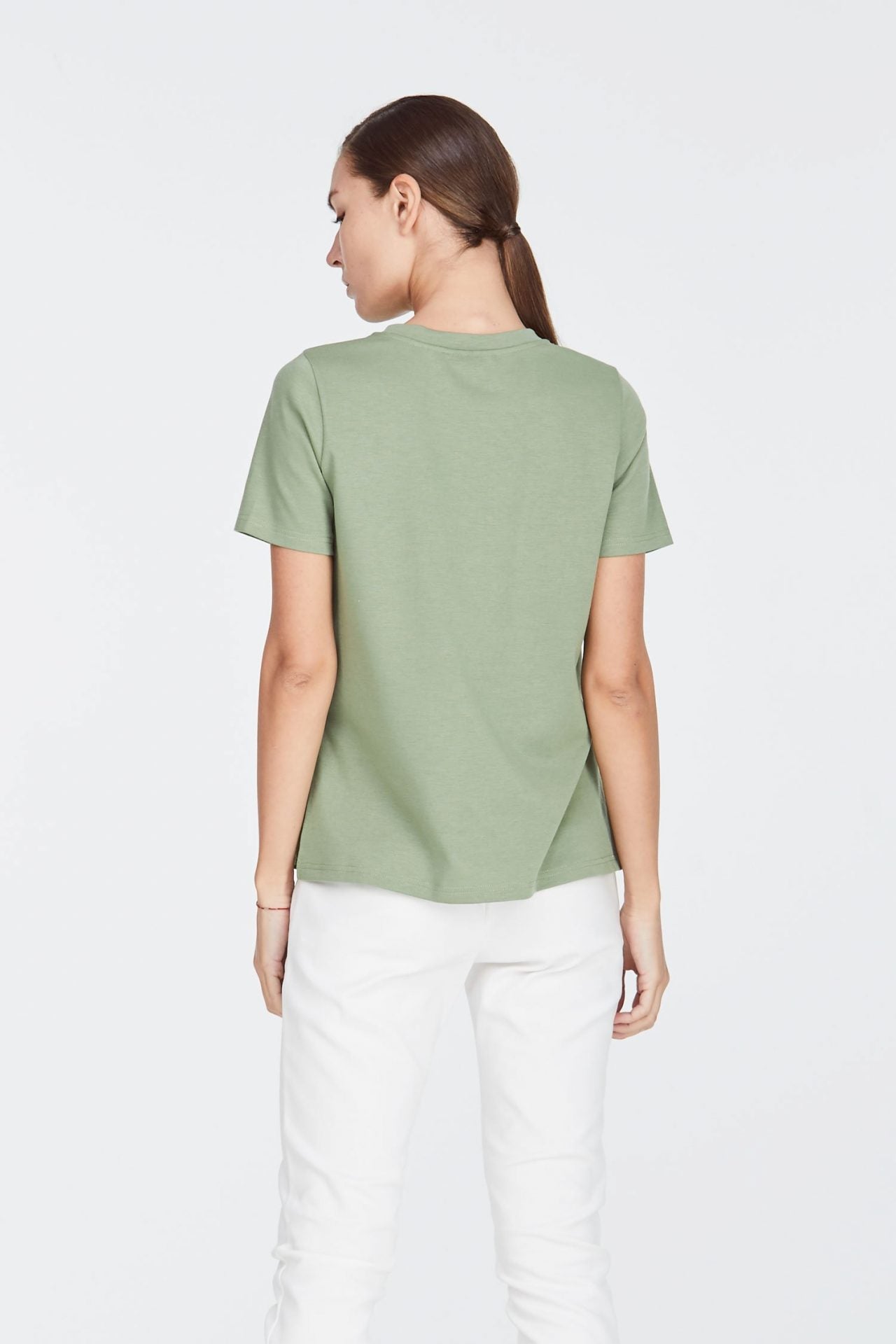 Pleated Hem Tee