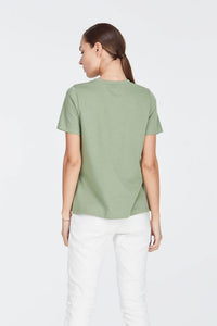 Pleated Hem Tee